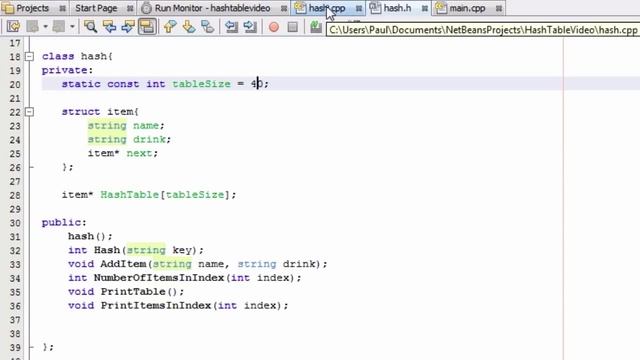 How to Create A Hash Table Project in C++ (Part 11) Modifying Some Values of the Hash Table смотреть онлайн