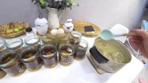 Фасоль с курицей в автоклаве (с куриным бульоном) Подробно. Дегустация. Стоимость.