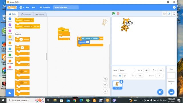 3 Moving Character with Key Pressed смотреть онлайн