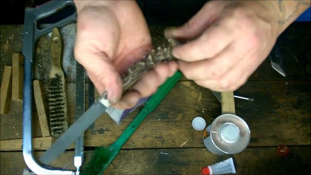 Рукоять из рога для ножа из сверла смотреть онлайн