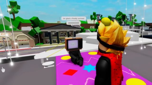 TV WOMAN Has a Crush on Me in ROBLOX!! смотреть онлайн