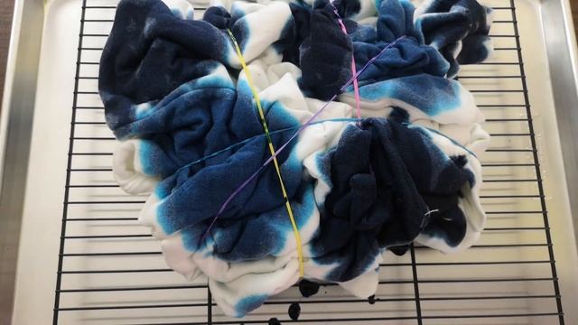 Tie-dye pattern P123 : Heavy Crumple смотреть онлайн