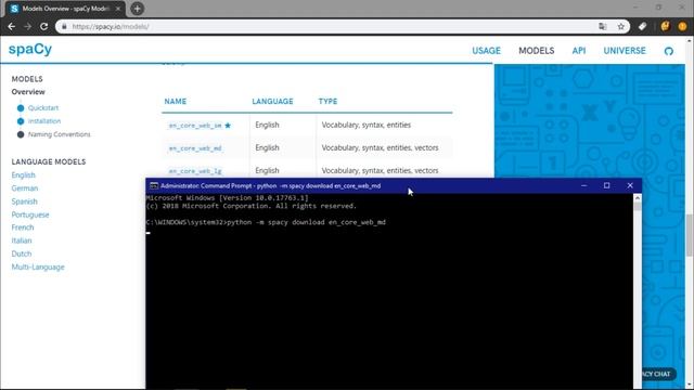 PYTHON NATURAL LANGUAGE PROCESSING #5 - THE en core web md MODEL смотреть онлайн