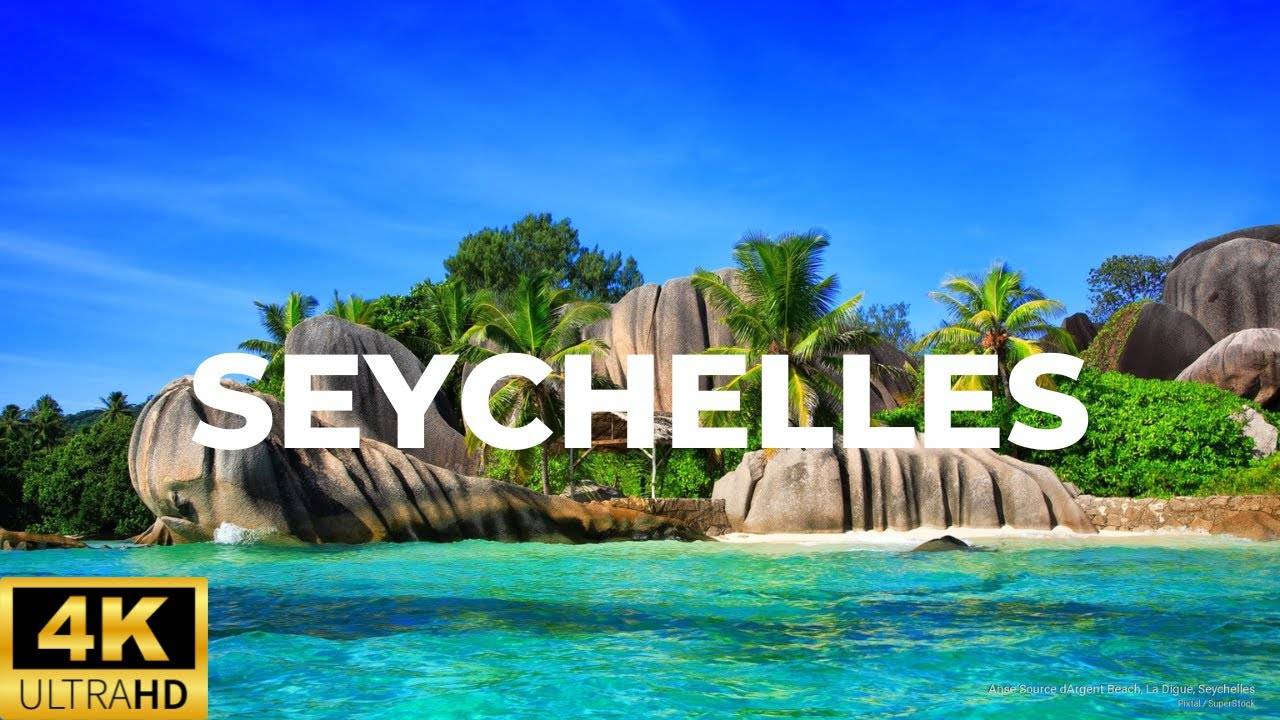 FLYING OVER SEYCHELLES (4K UHD) - Relaxing Music With Beautiful Nature Videos - 4K Ultra Video смотреть онлайн