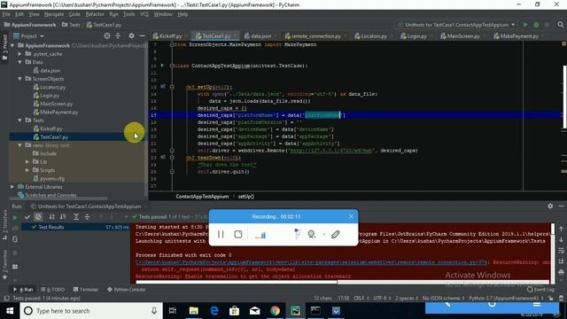 Creating a Python Appium Framework from Scratch - Part 03 - Data Driven смотреть онлайн