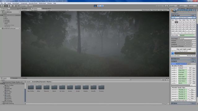 Azure[Sky] Dynamic Skybox - Weather Demo смотреть онлайн