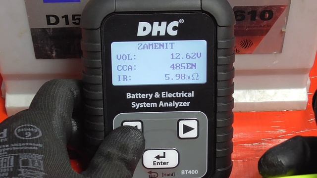 ОБЗОР: DHC BT400 - ТЕСТЕР АККУМУЛЯТОРНЫХ БАТАРЕЙ, проверка генератора и стартера автомобиля! смотреть онлайн