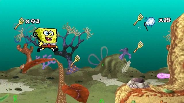SpongeBob SquarePants: SuperSponge 2001-Full Game Walkthrough-(PS1)