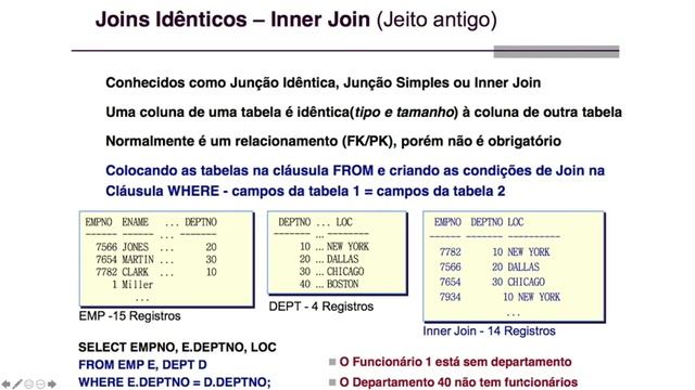 oracle aula 05 - inner join - parte 1 смотреть онлайн