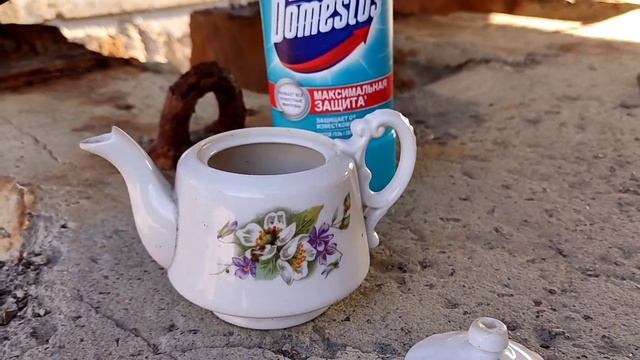 Как мыть старинный , антикварный фарфор.Уничтожил Доместосом ?! смотреть онлайн