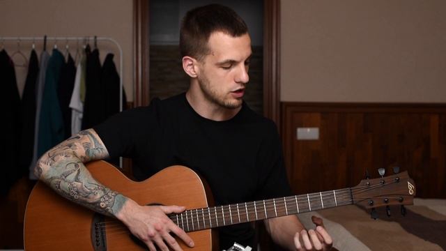 Левая рука на гитаре. Постановка большого пальца левой руки смотреть онлайн