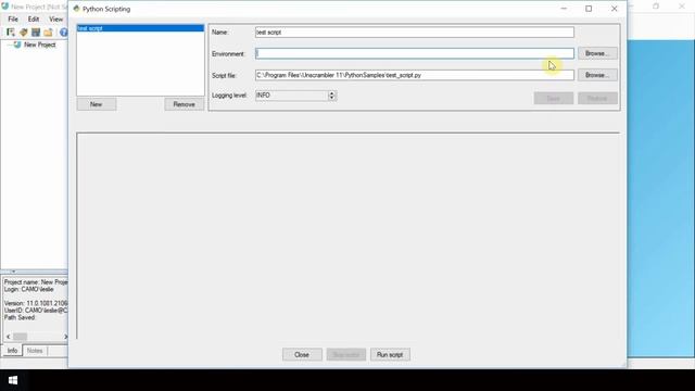 Running a simple Python script смотреть онлайн