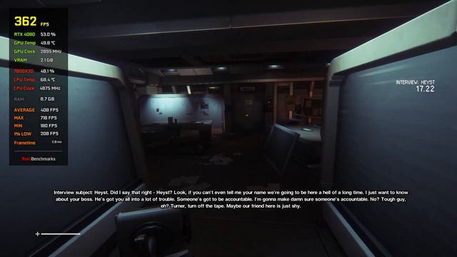 Alien: Isolation l RTX 4080 + Ryzen 7 7800X3D l 1440p Ultra Graphics Settings смотреть онлайн
