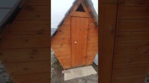 Дачный туалет ,,избушка" эконом за 13000р.  своими руками.