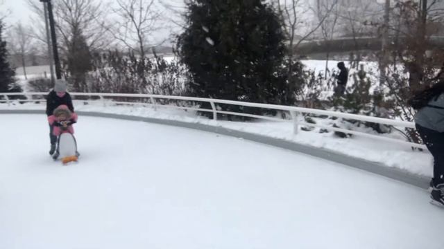 СУББОТНИЙ ДЕНЬ С СЕМЬЕЙ | Коньки в Парке | Продукты от Колледжа смотреть онлайн