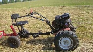 Сенокос на мотоблоке 2021.