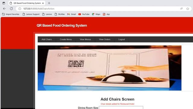 QR Based Food Ordering System || HTML || CSS || JAVA SCRIPT || PYTHON || MYSQL || DJANGO || WEB APP смотреть онлайн