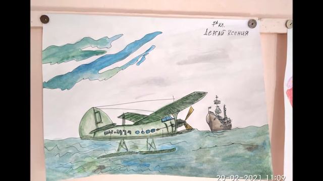 Творческие работы учащихся МБОУ "СОШ №69 г. Владивостока" ко "Дню Защитника Отечества" (2021) смотреть онлайн