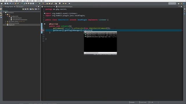 Minecraft Bukkit/Spigot Plugin Tutorial #62: Vanish смотреть онлайн