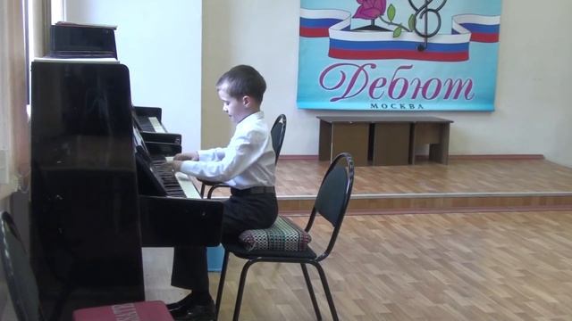 К.Рейнеке "Сонатина", П.И.Чайковский "Полька" - исполняет Максим Денисов, 21.05.2016 смотреть онлайн