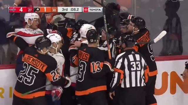 Alexander Ovechkin Scores Two Empty-Netters To Move 99 Goals Back Of Wayne Gretzky's Record смотреть онлайн