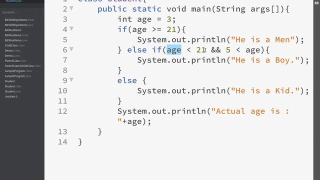 Java Control Statements смотреть онлайн
