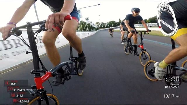 Brompton 48 Invitational Race Final - Pros racing folding bikes смотреть онлайн