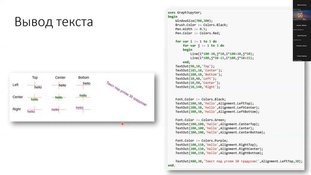 Графика PascalABC.NET для Jupyter Notebook смотреть онлайн