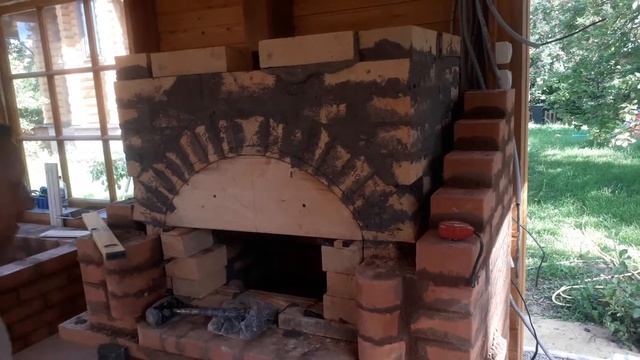 Строительство зоны мангала в беседке REMESLODOM RU