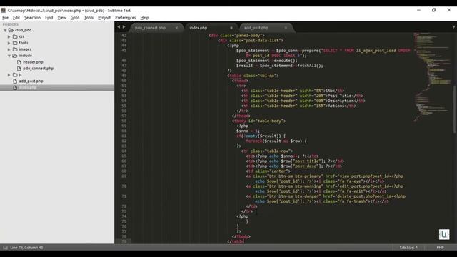 Read Operation in CRUD using PDO - Learn Infinity смотреть онлайн