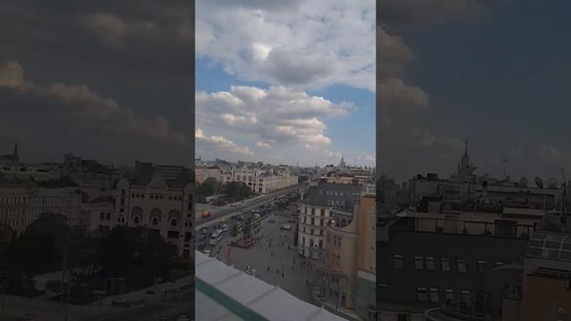 Центральный детский мир. Вид с смотровой площадки. смотреть онлайн