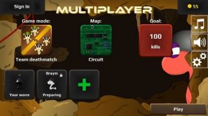 Как играть по сети в annelids (битвы червей)