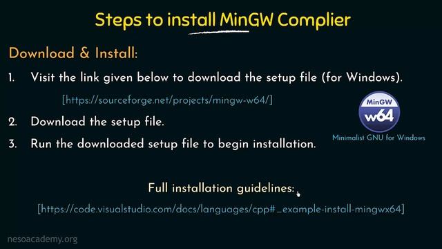 Installing Source Code Editor and Compiler смотреть онлайн