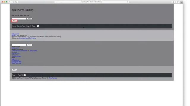 Wordpress Tutorial 8. Theme Dev: Complete jQuery For Multiple Drop Down MENUS смотреть онлайн