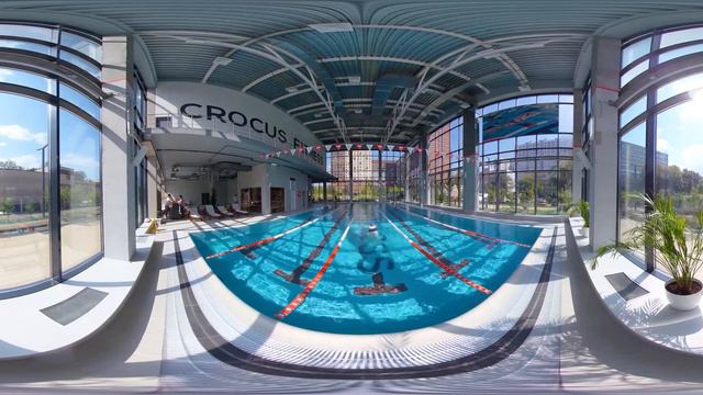 Обзор клуба CROCUS FITNESS Ленинградский 360 градусов смотреть онлайн