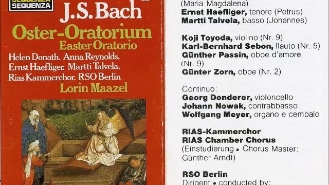Bach Osteroratorium BWV249, Lorin Maazel 1966 смотреть онлайн