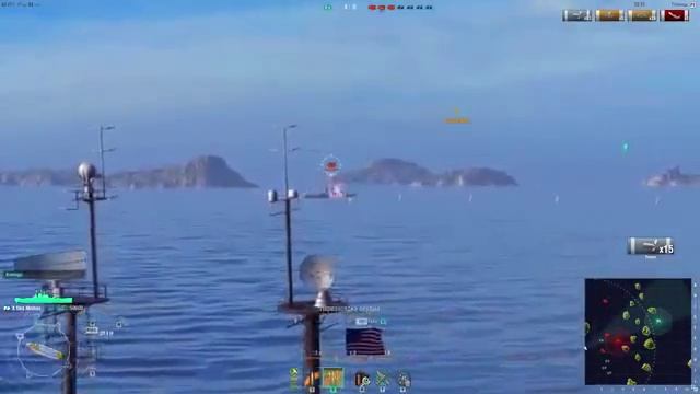 World of Warships Механика игры Куда стрелять ББ снарядами смотреть онлайн