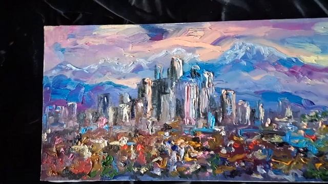 #losangeles #city #art #margaritamakarova #painting #sketch #landscape #contemporaryart #oilcanvas смотреть онлайн