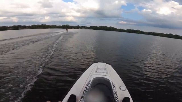 BarKnuckle Brothers Do Mosquito Lake Bridge on Yamaha Waverunner 650LX And Polaris SL1050! смотреть онлайн
