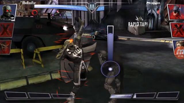 Injustice gods among us mobile: Blackest Knight team destroyed Ultimate battle! смотреть онлайн