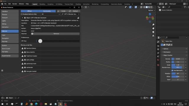 ChatGPT In Blender: BlenderGPT AI Addon For Blender - #blender3d #blendertutorial #chatgpt #openai