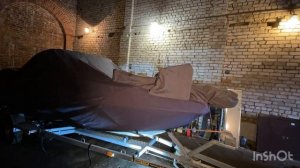 Пошив  чехла на лодку Buster XL