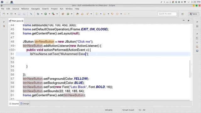 63 JAVA Swing GUI WindowBuilder смотреть онлайн