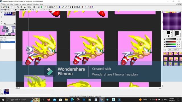 Part 24 Sonic 3 AIR Animation Editor To make Edit Style test super sonic смотреть онлайн