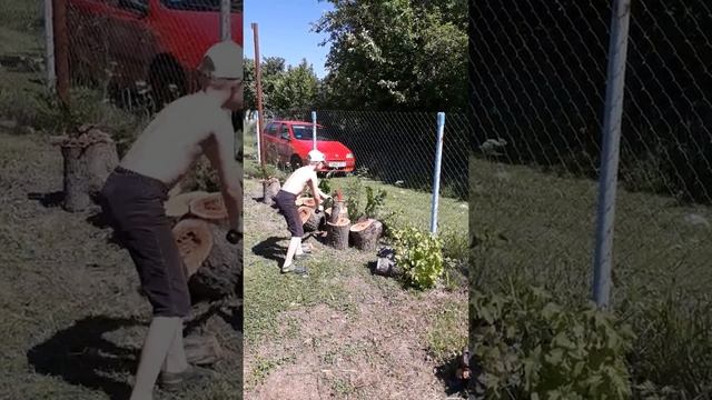 Артур готовит дрова для шашлыка смотреть онлайн