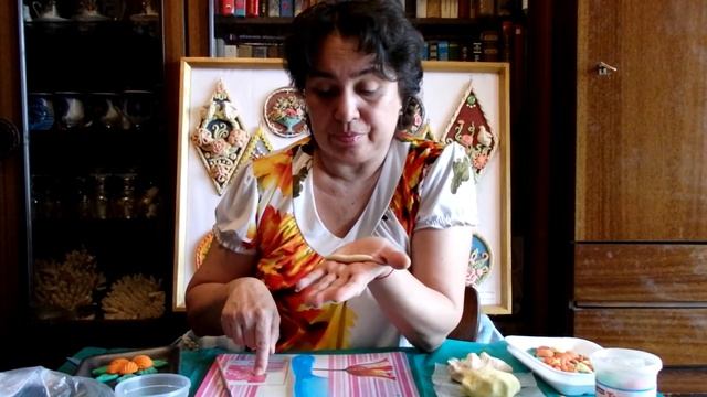 Мастер-класс "Композиция из декоративных цветов" в технике "Тестопластика" смотреть онлайн