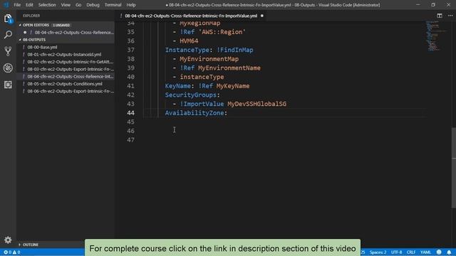 AWS CloudFormation Simplified - Outputs Cross Reference Stacks смотреть онлайн