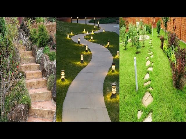 Топ 50 идей Оригинальных садовых дорожек смотреть онлайн
