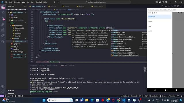 Unlocking the Secret: How to Add Icons in React Native Drawer смотреть онлайн