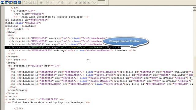 Oracle Reports Developer 10g | Modifying Manually In Web Source смотреть онлайн